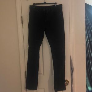 All Black Biker Jeans